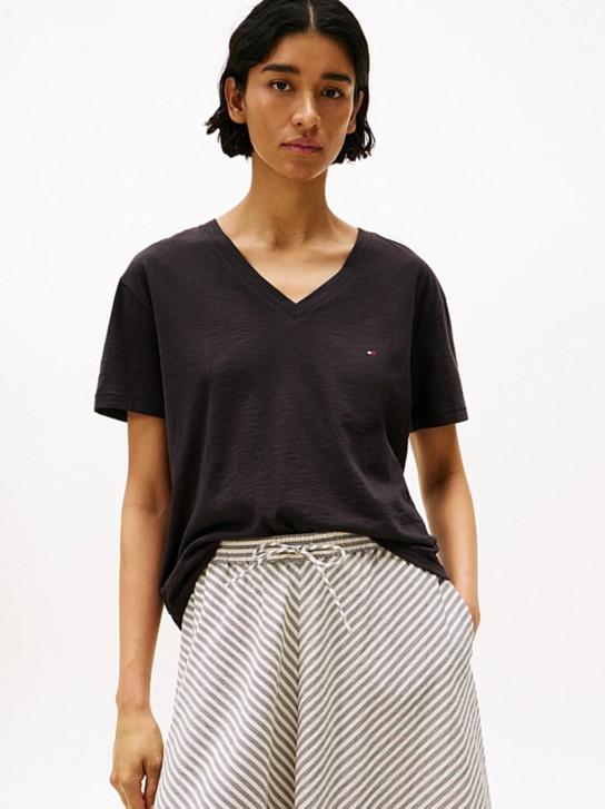 SLUB MDRN V-NK SS T-SHIRT