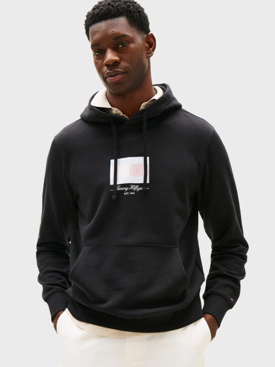 Tommy Hilfiger pánska čierna mikina