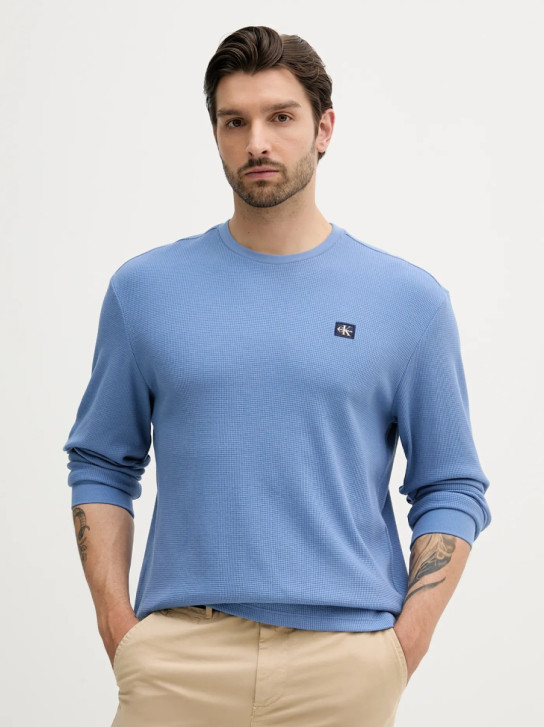 Calvin Klein pánske modré tričko
