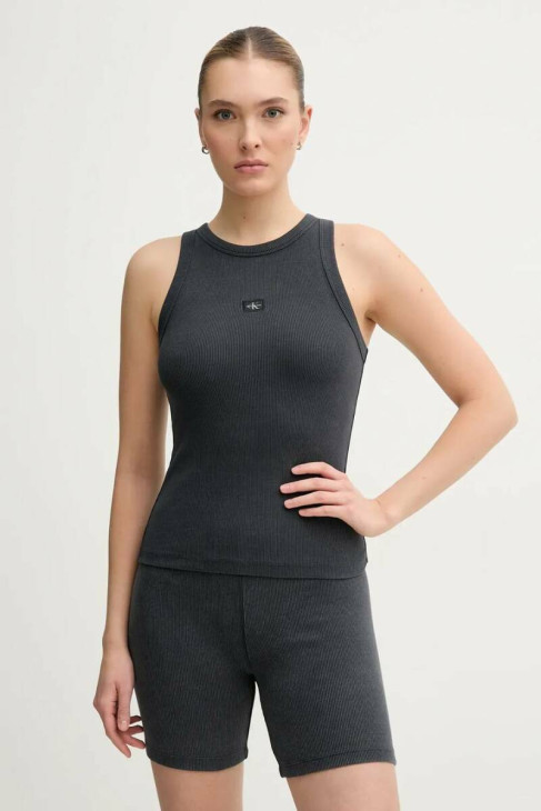 Calvin Klein dámske tmavo šedé tielko