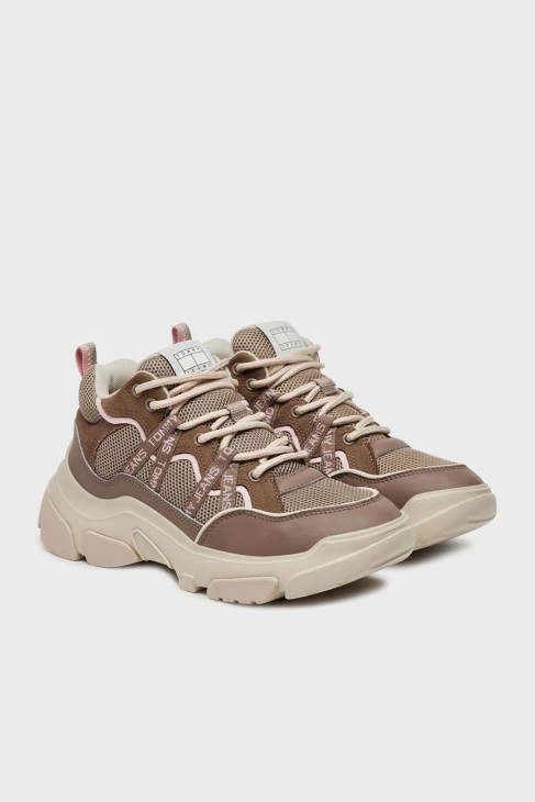 Tommy Jeans dámske hnedé tenisky