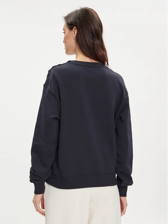 detail Tommy Hilfiger dámska tmavo modrá mikina