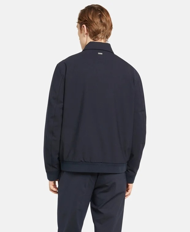 detail Tommy Hilfiger pánsky modrý bomber