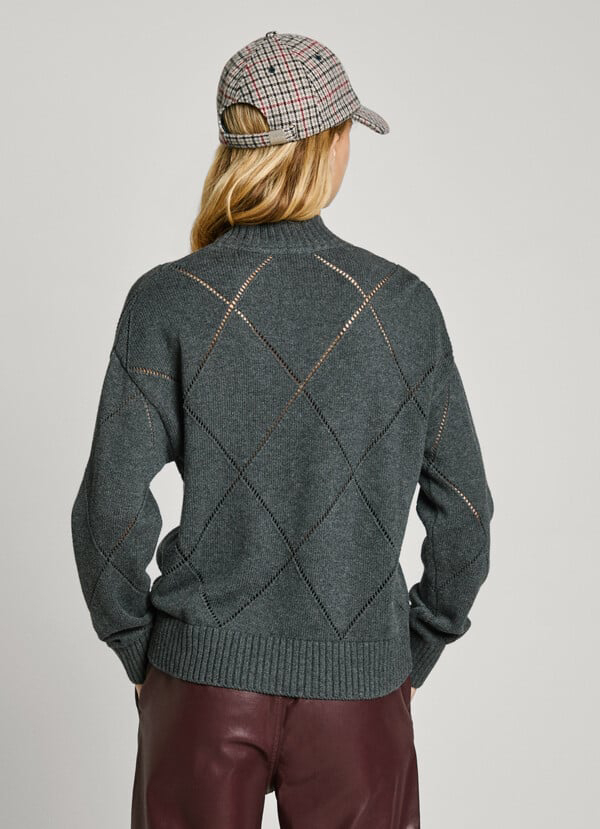 detail Pepe Jeans dámsky sveter IDRIS 