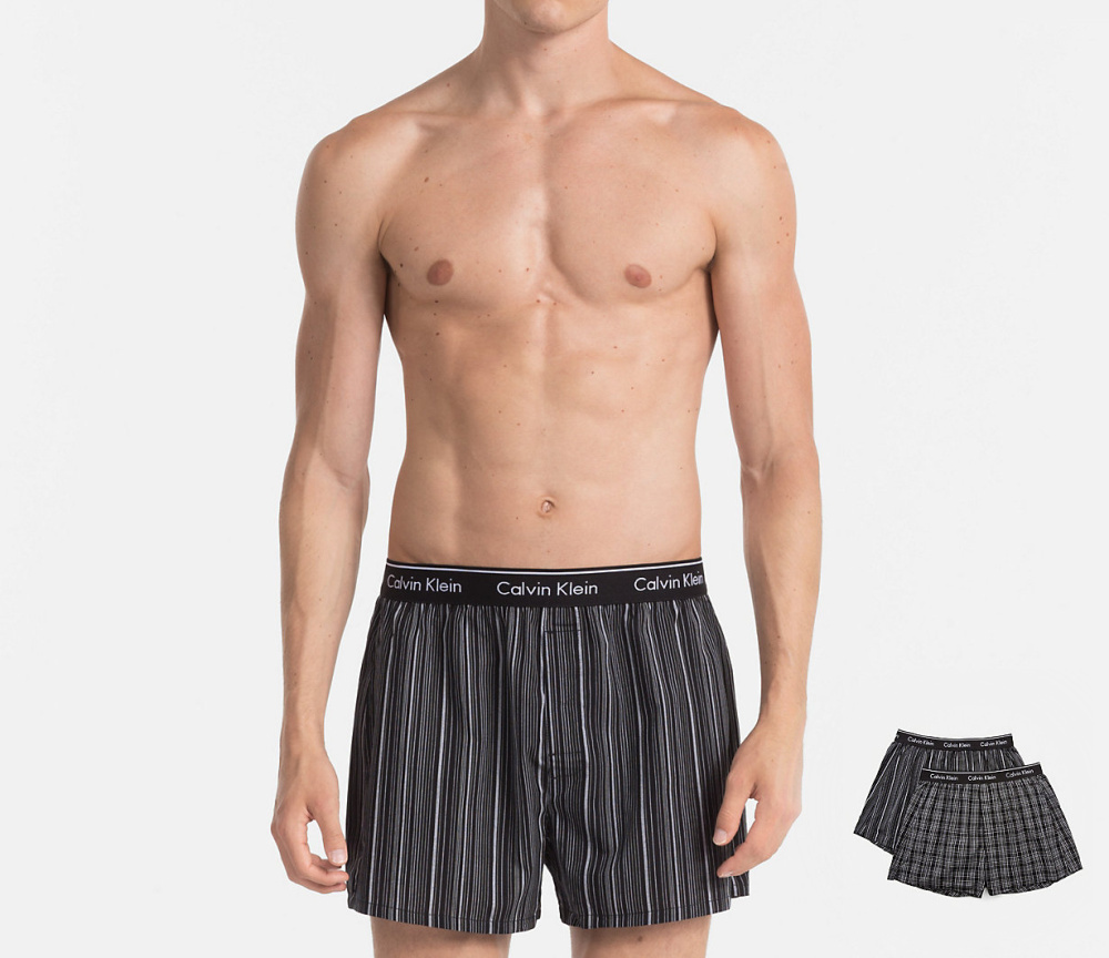 detail Calvin Klein sada pánskych boxeriek