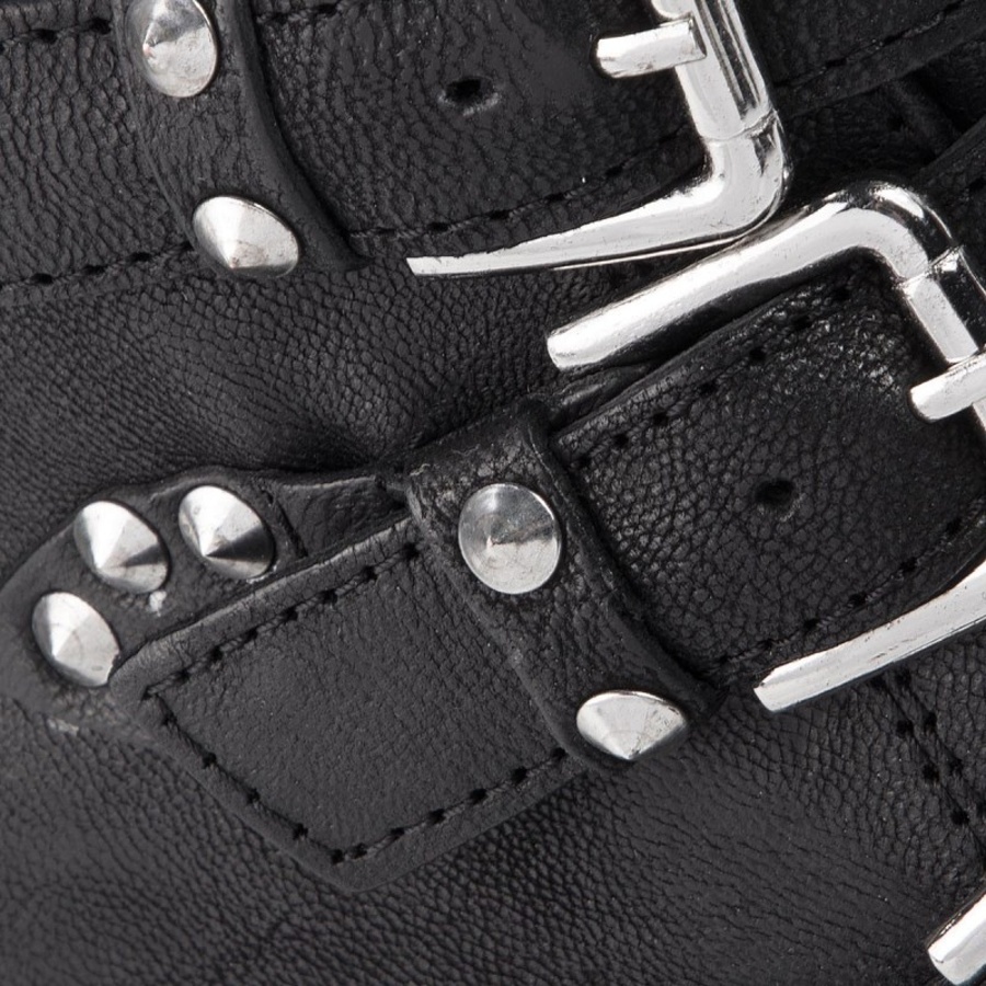 detail Pepe Jeans dámske kožené nízke čižmy Devon